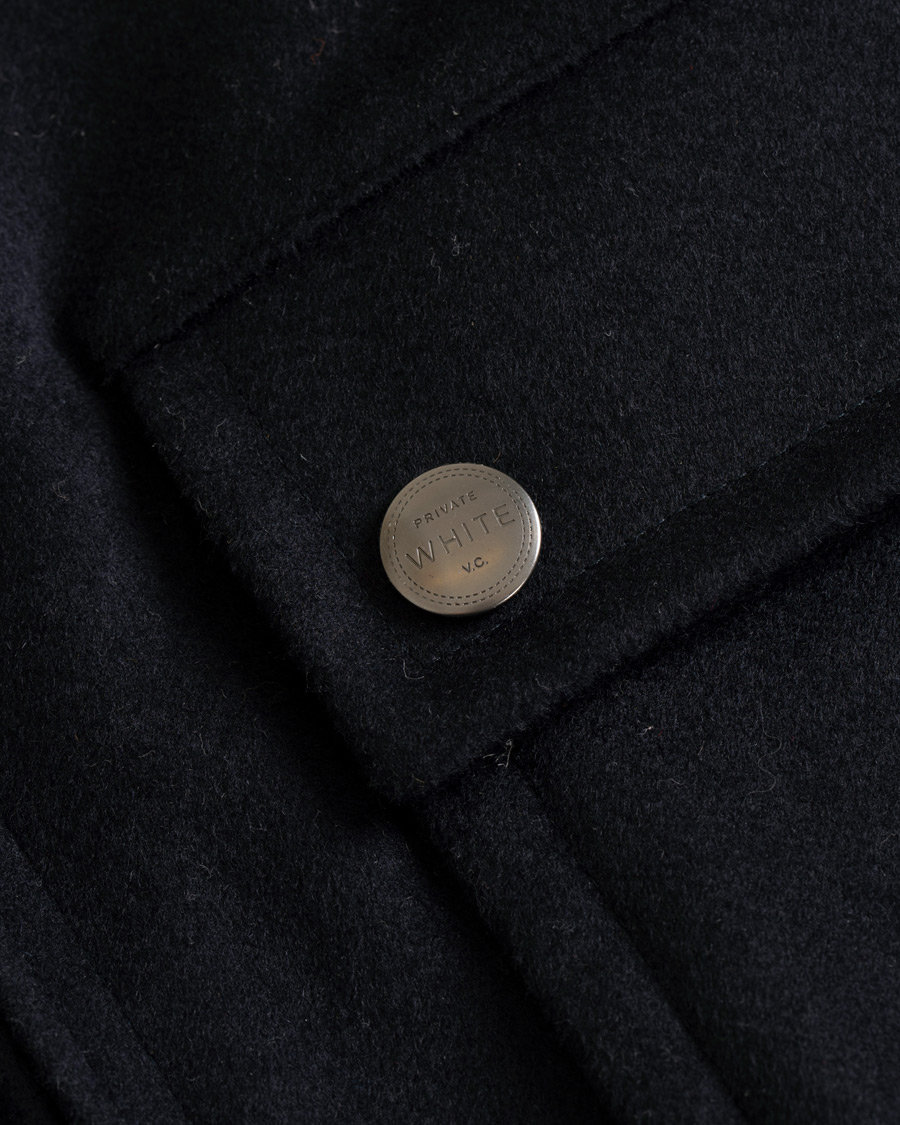 Herr | Jackor | Private White V.C. | Wool Flight Jacket Navy