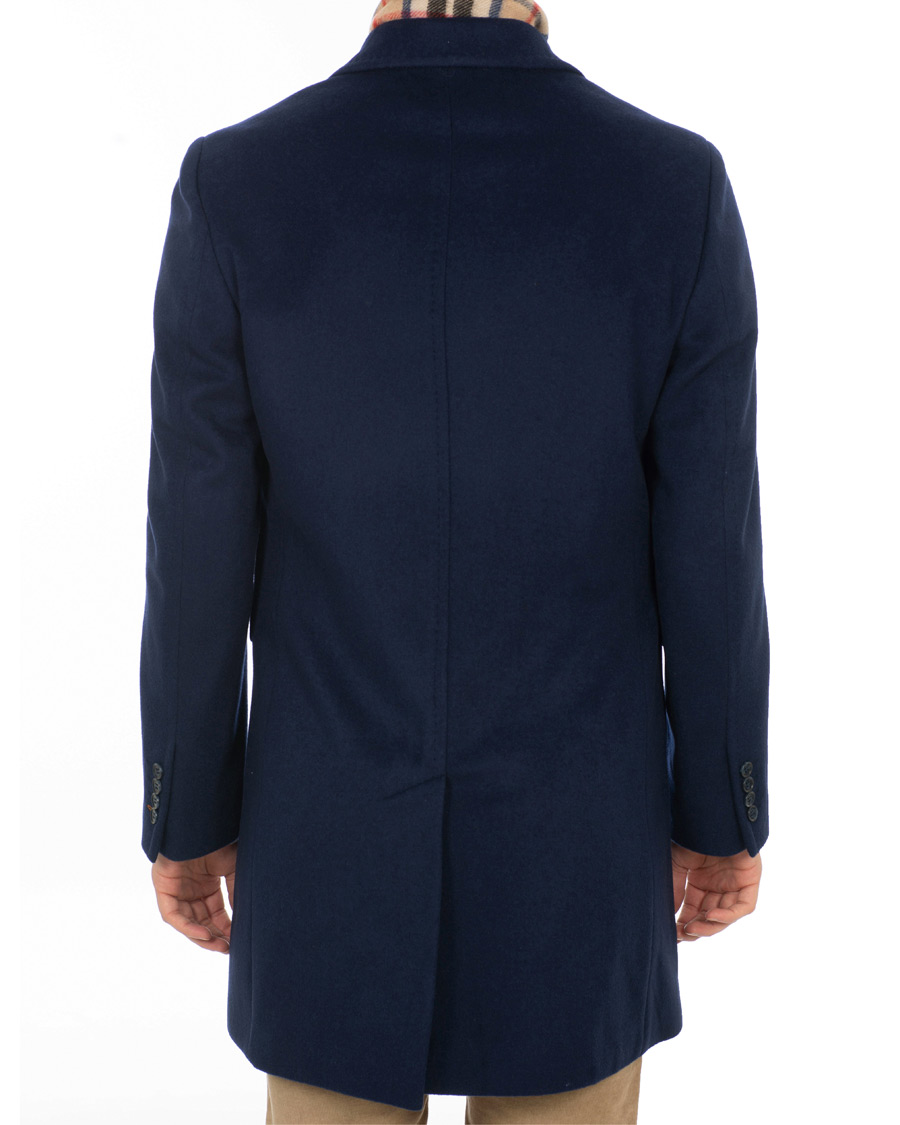 Herr | Jackor | Morris | Wesley Wool Coat Navy