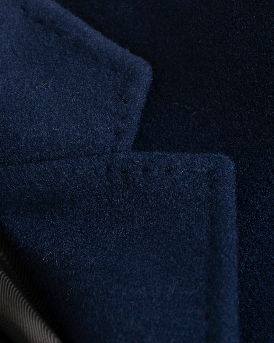 Herr | Jackor | Morris | Wesley Wool Coat Navy