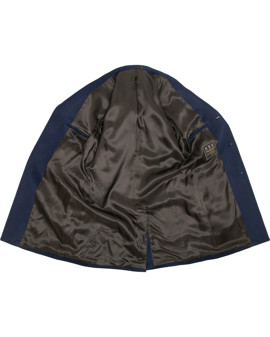 Herr | Jackor | Morris | Wesley Wool Coat Navy