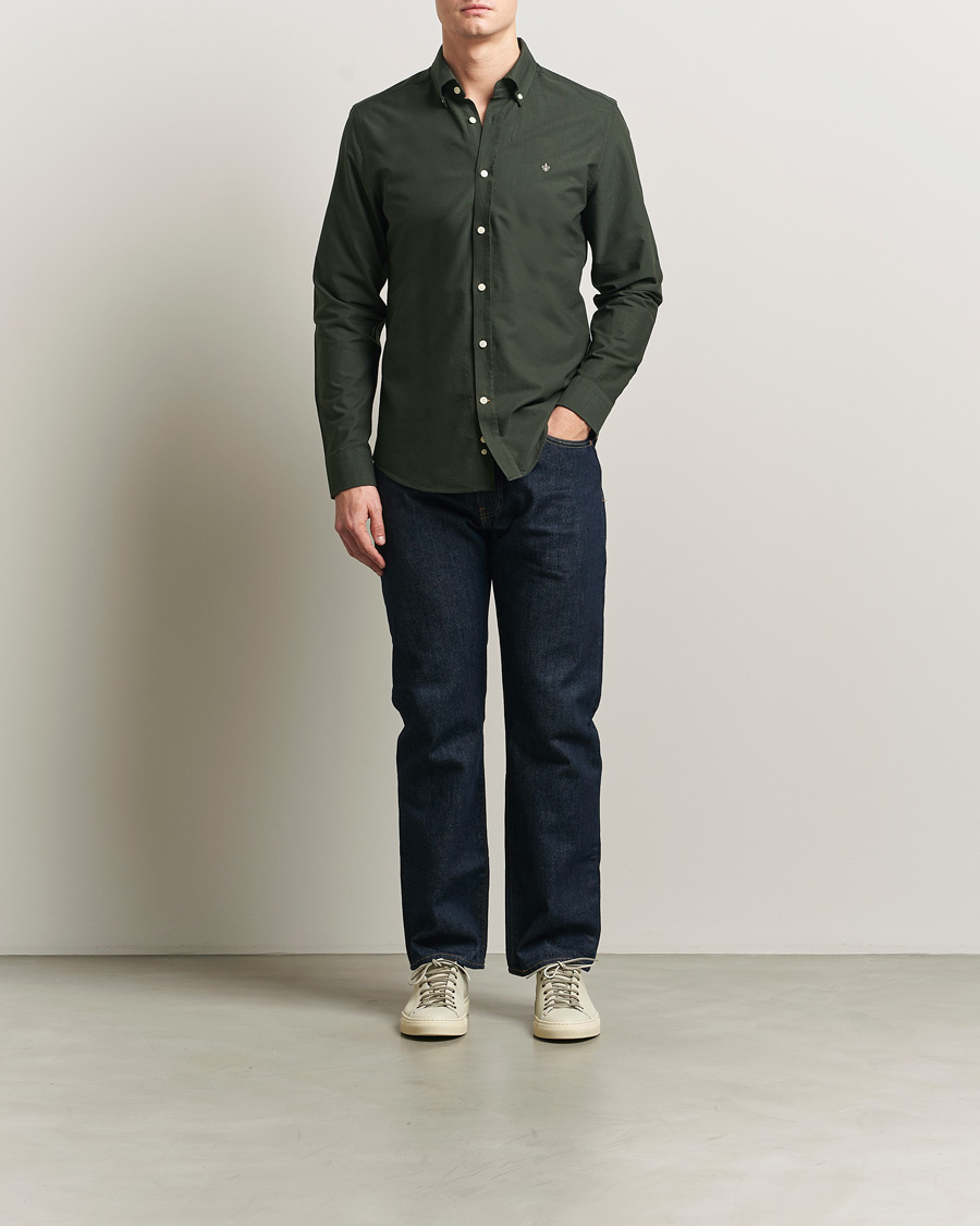 Herr | Skjortor | Morris | Douglas Oxford Shirt Olive