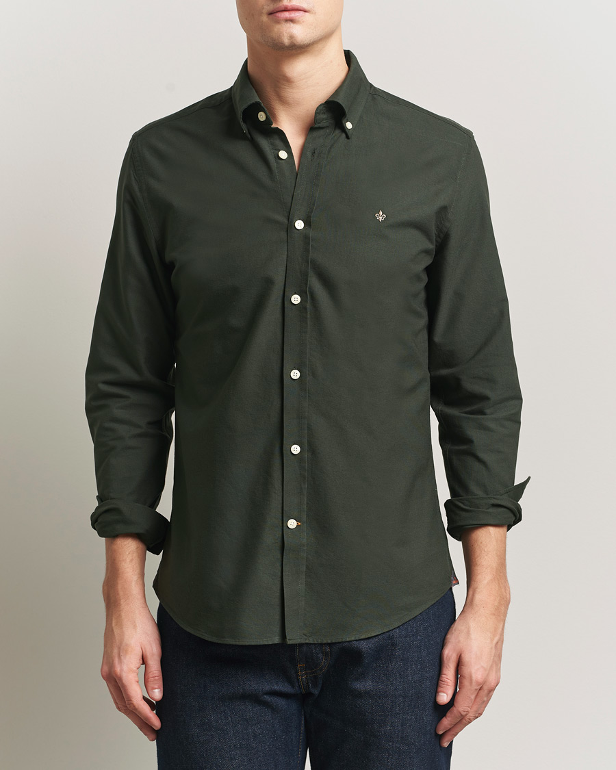Herr | Skjortor | Morris | Douglas Oxford Shirt Olive