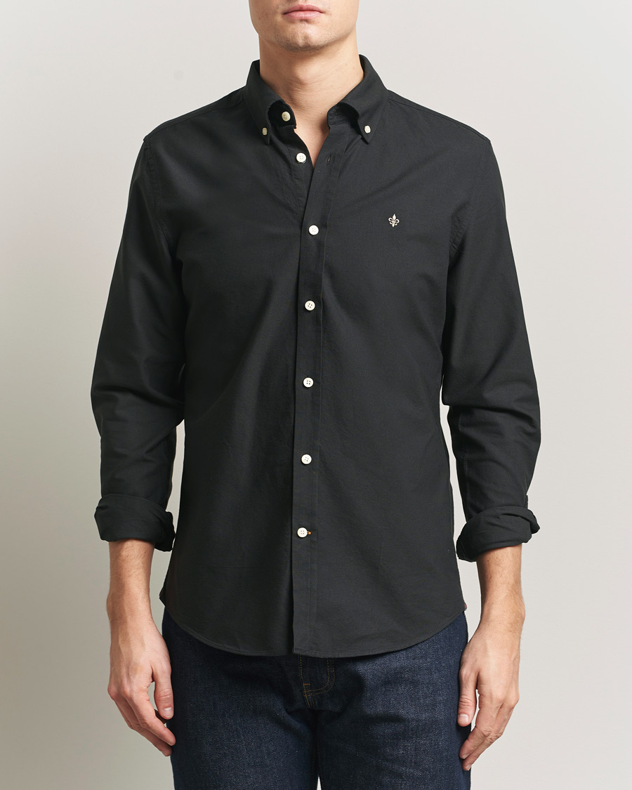 Herr | Skjortor | Morris | Douglas Oxford Shirt Black