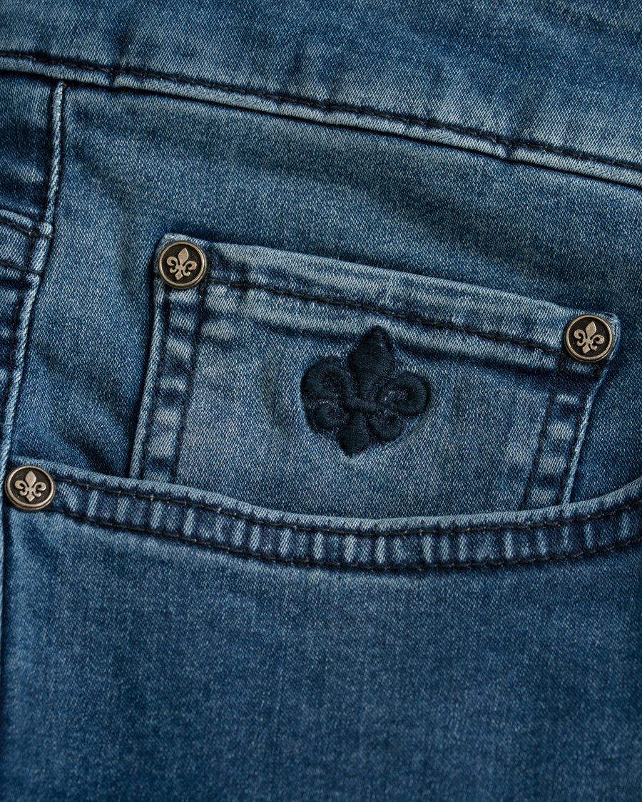 Herr | Jeans | Morris | Steve Satin Stretch Jeans Blue