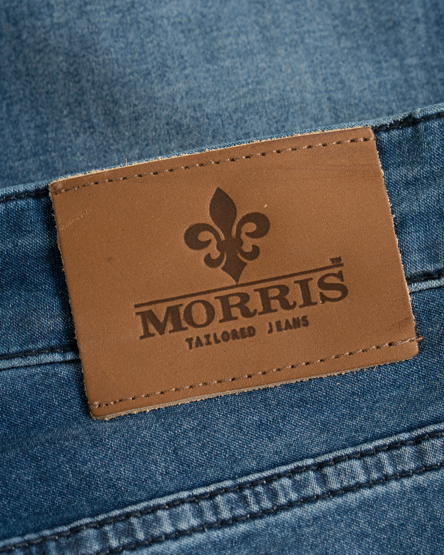 Herr | Jeans | Morris | Steve Satin Stretch Jeans Blue