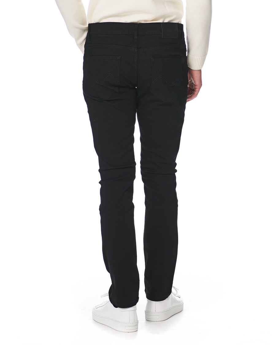 Herr | Jeans | Morris | Steve Satin Stretch Jeans Black