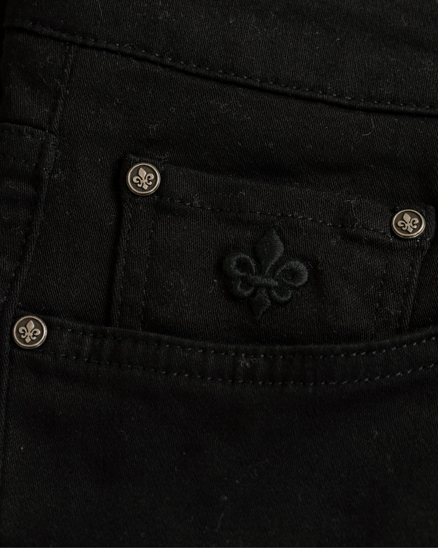 Herr | Jeans | Morris | Steve Satin Stretch Jeans Black