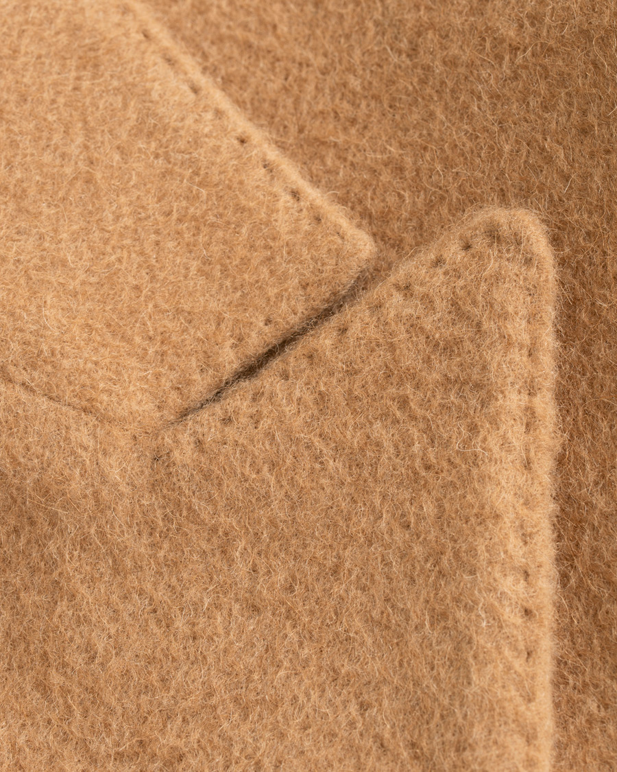 Herr | Jackor | Oscar Jacobson | Saul Delux Double Breasted Camelhair Coat Camel