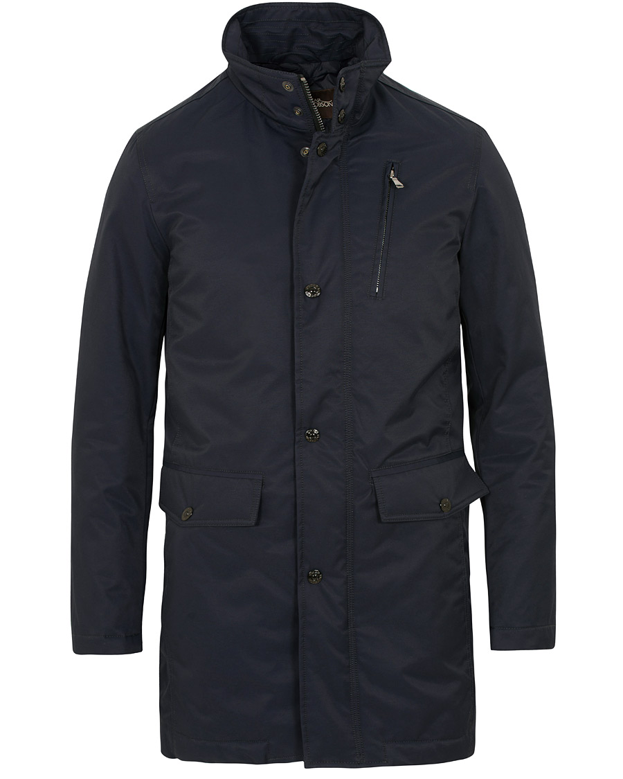 Herr | Jackor | Oscar Jacobson | Danton Water Repellent Coat Navy
