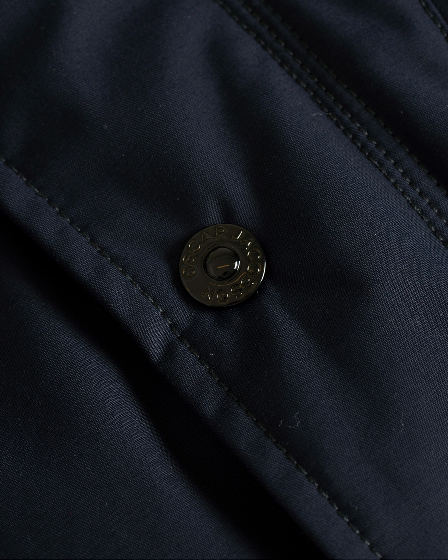 Herr | Jackor | Oscar Jacobson | Danton Water Repellent Coat Navy