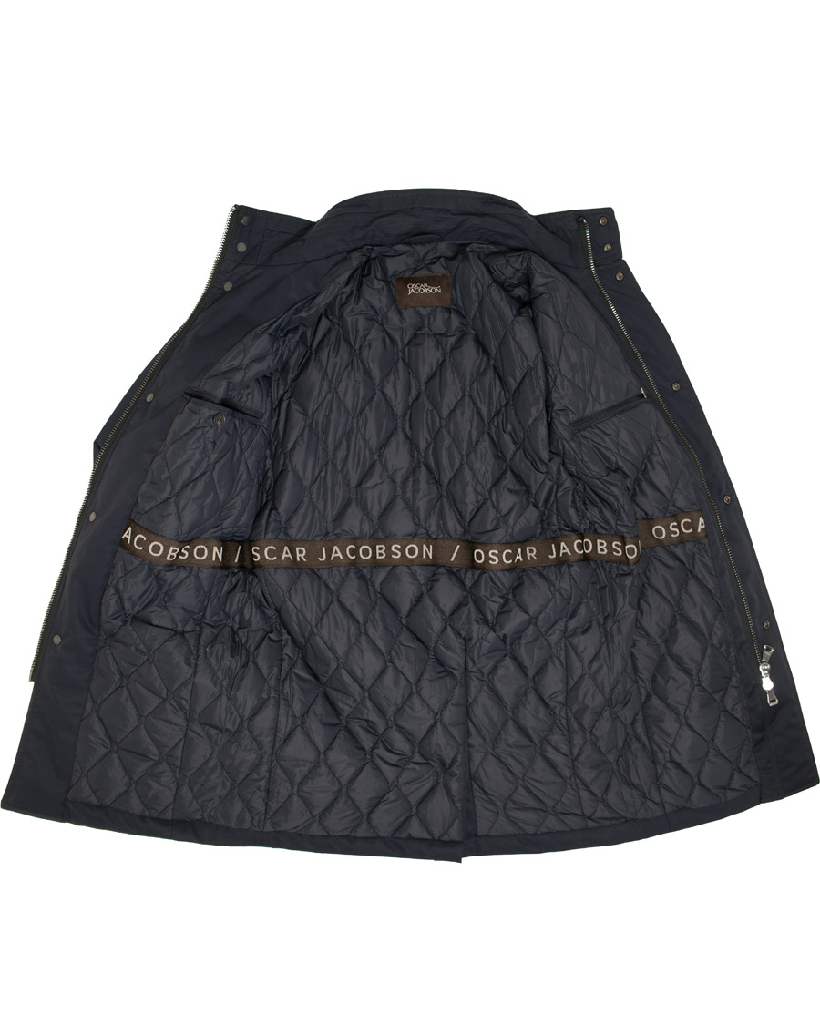 Herr | Jackor | Oscar Jacobson | Danton Water Repellent Coat Navy
