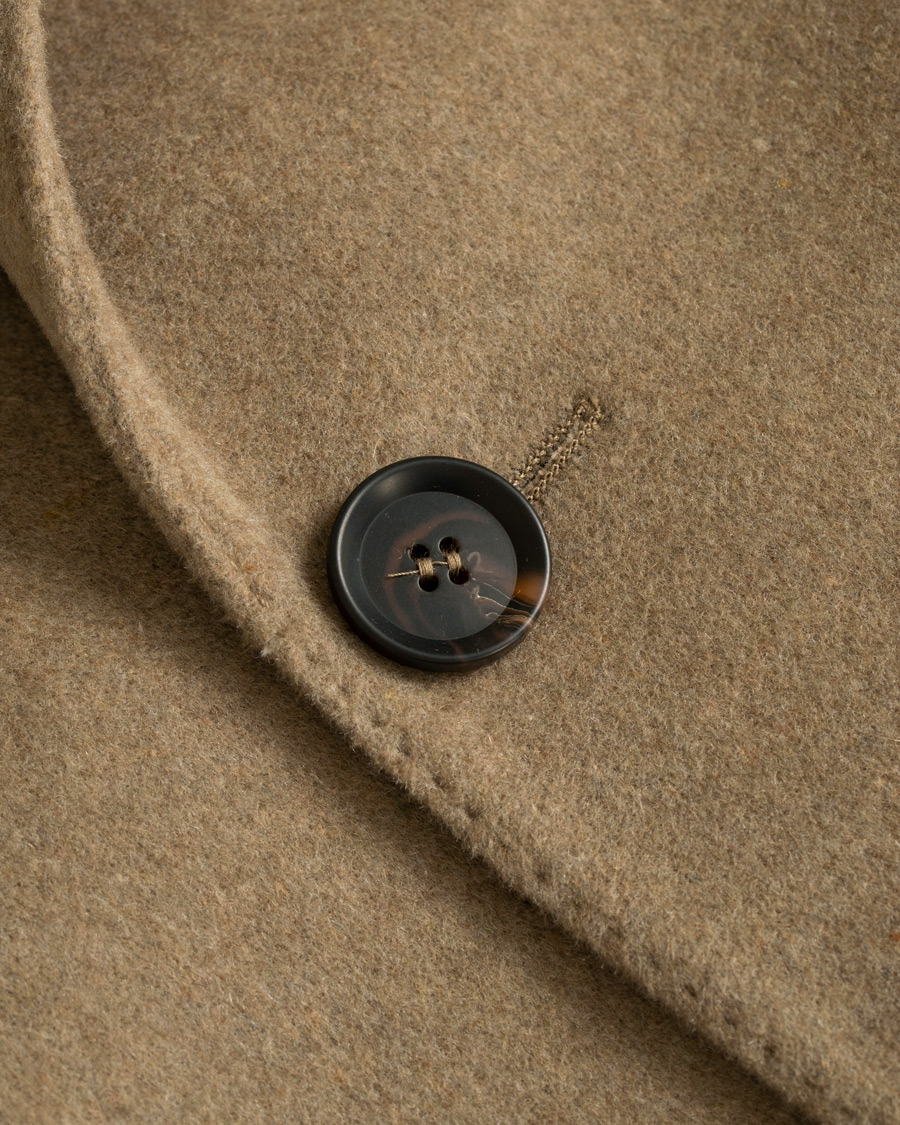 Herr | Jackor | Oscar Jacobson | Saks Wool/Cashmere Coat Beige