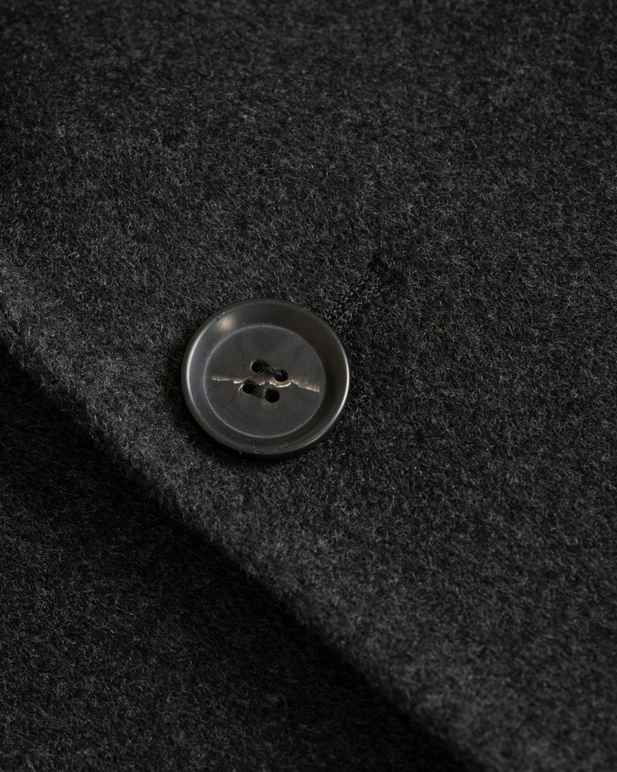Herr | Jackor | Oscar Jacobson | Saks Wool/Cashmere Coat Grey