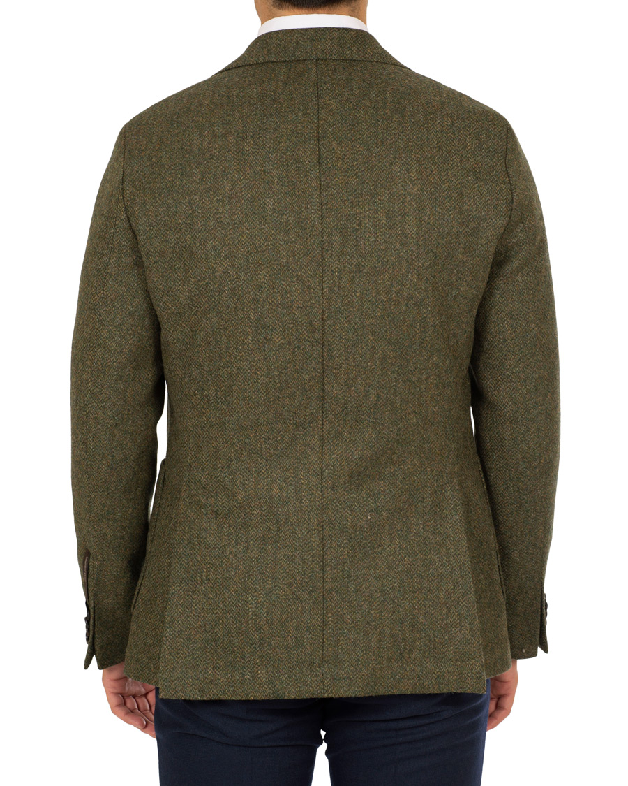 Herr | Kavajer | Oscar Jacobson | Edgar Yorkshire Tweed by Moon Blazer Green