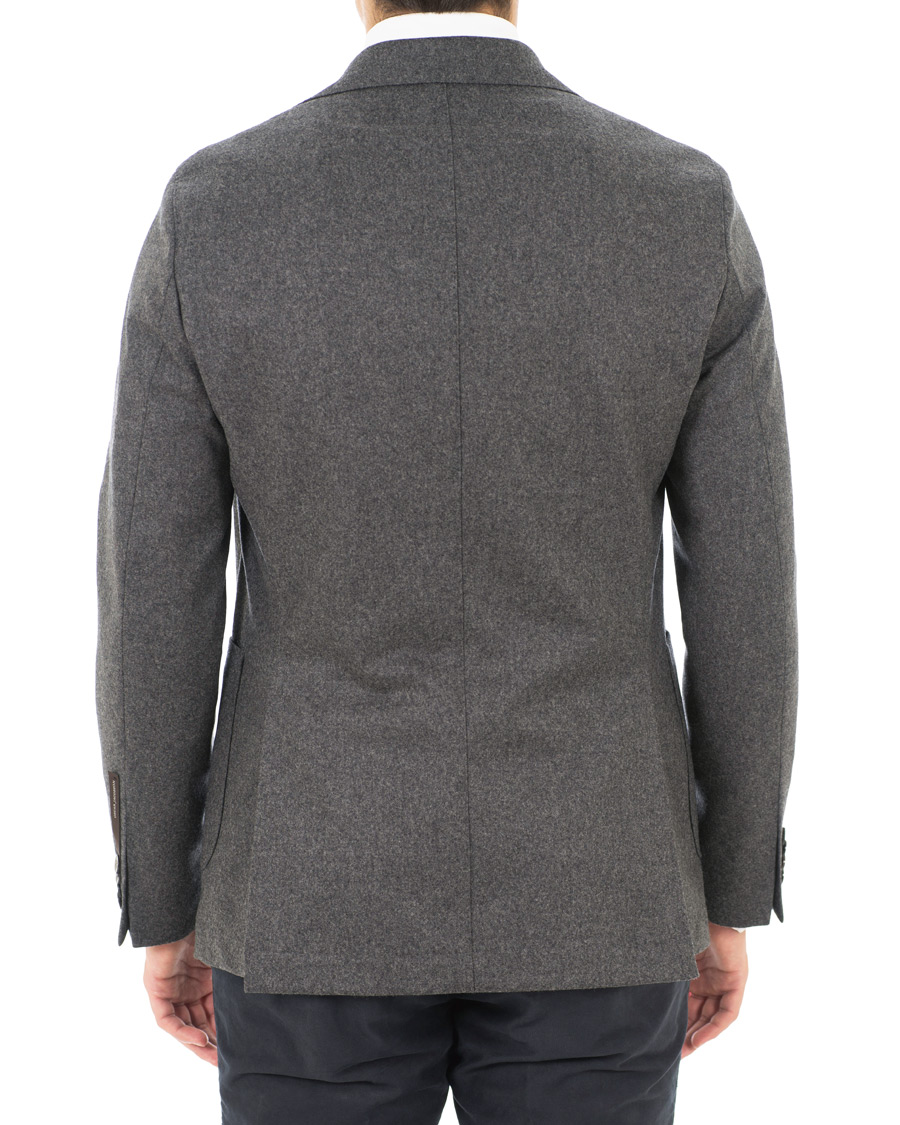 Herr | Kavajer | Oscar Jacobson | Edgar Flannel Blazer Grey