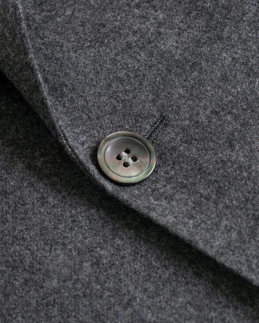 Herr | Kavajer | Oscar Jacobson | Edgar Flannel Blazer Grey