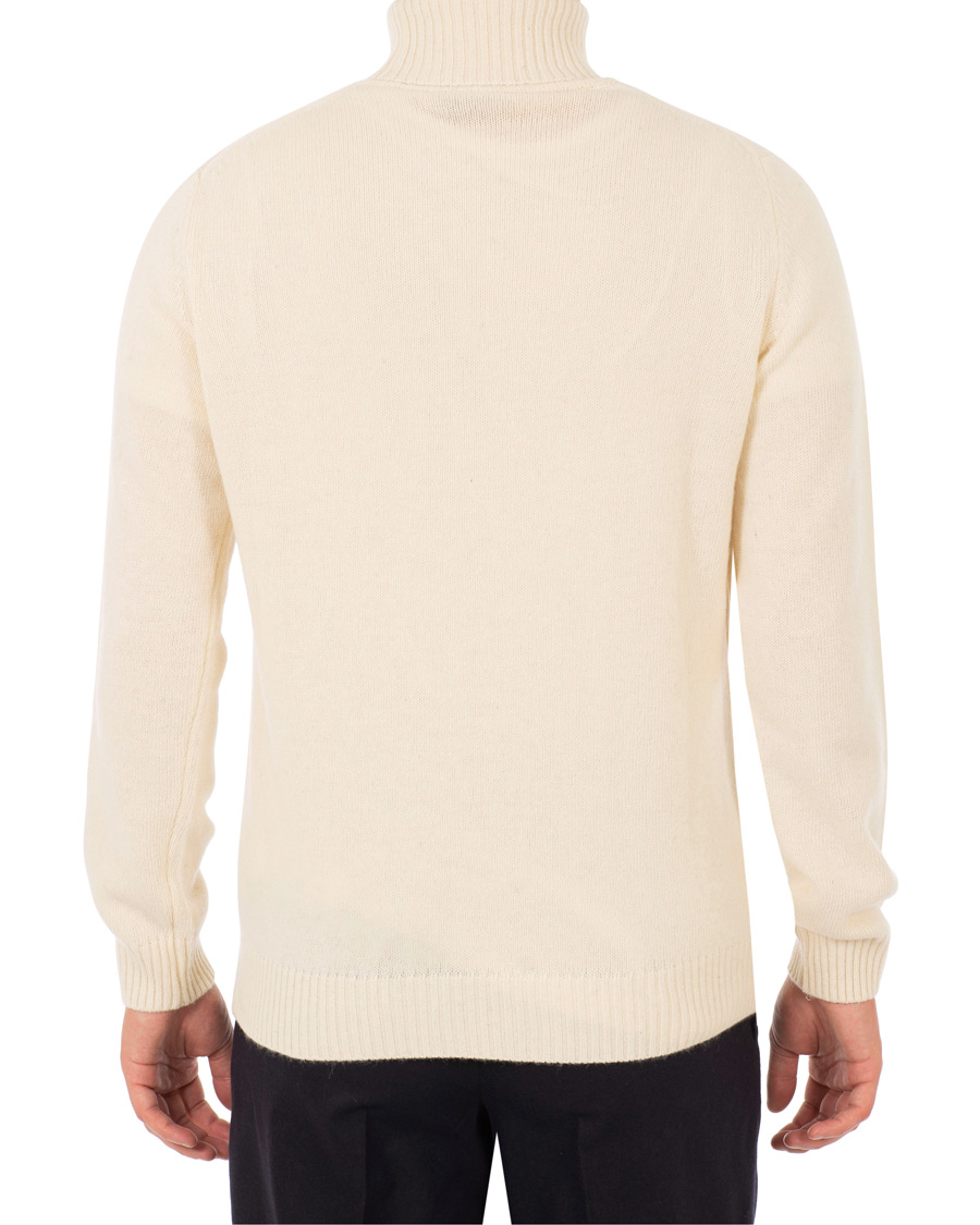 Herr | Tröjor | Oscar Jacobson | Kristopher Alpaca Wool Rollneck White