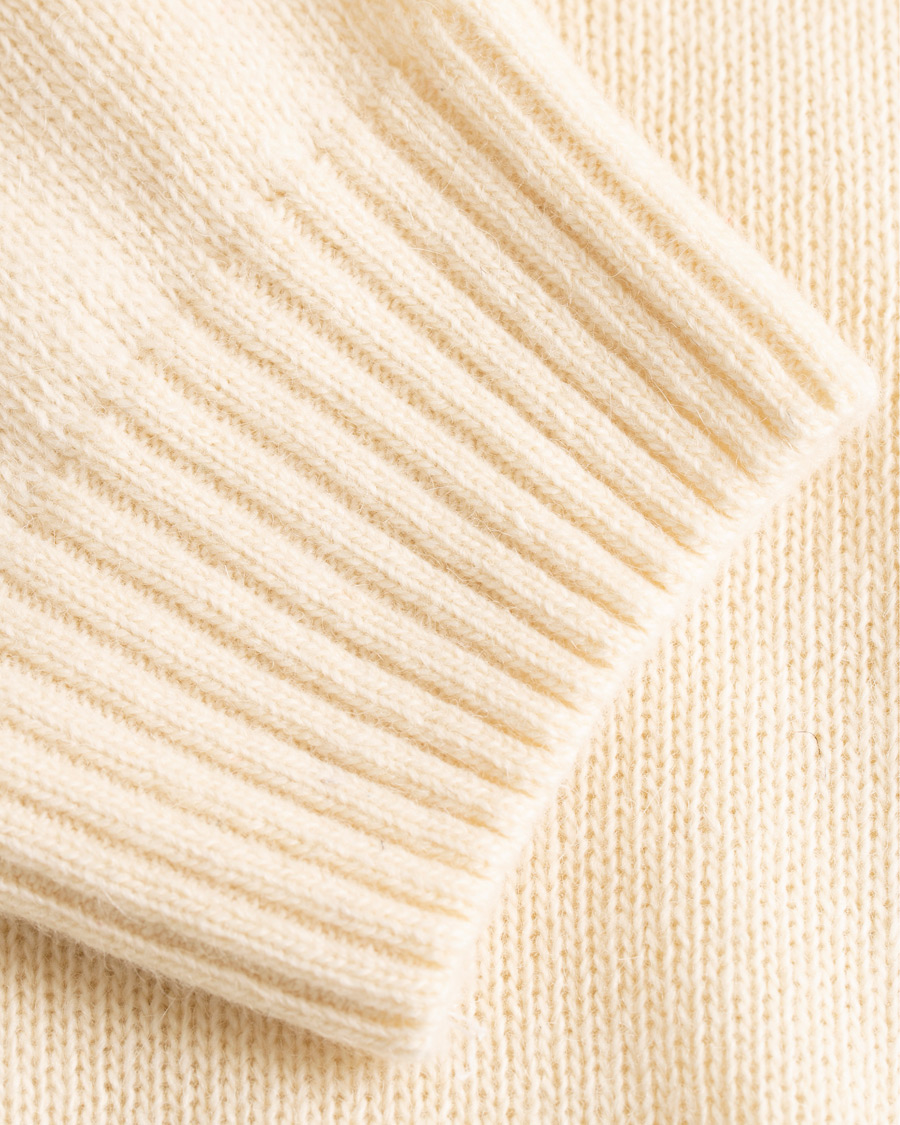 Herr | Tröjor | Oscar Jacobson | Kristopher Alpaca Wool Rollneck White