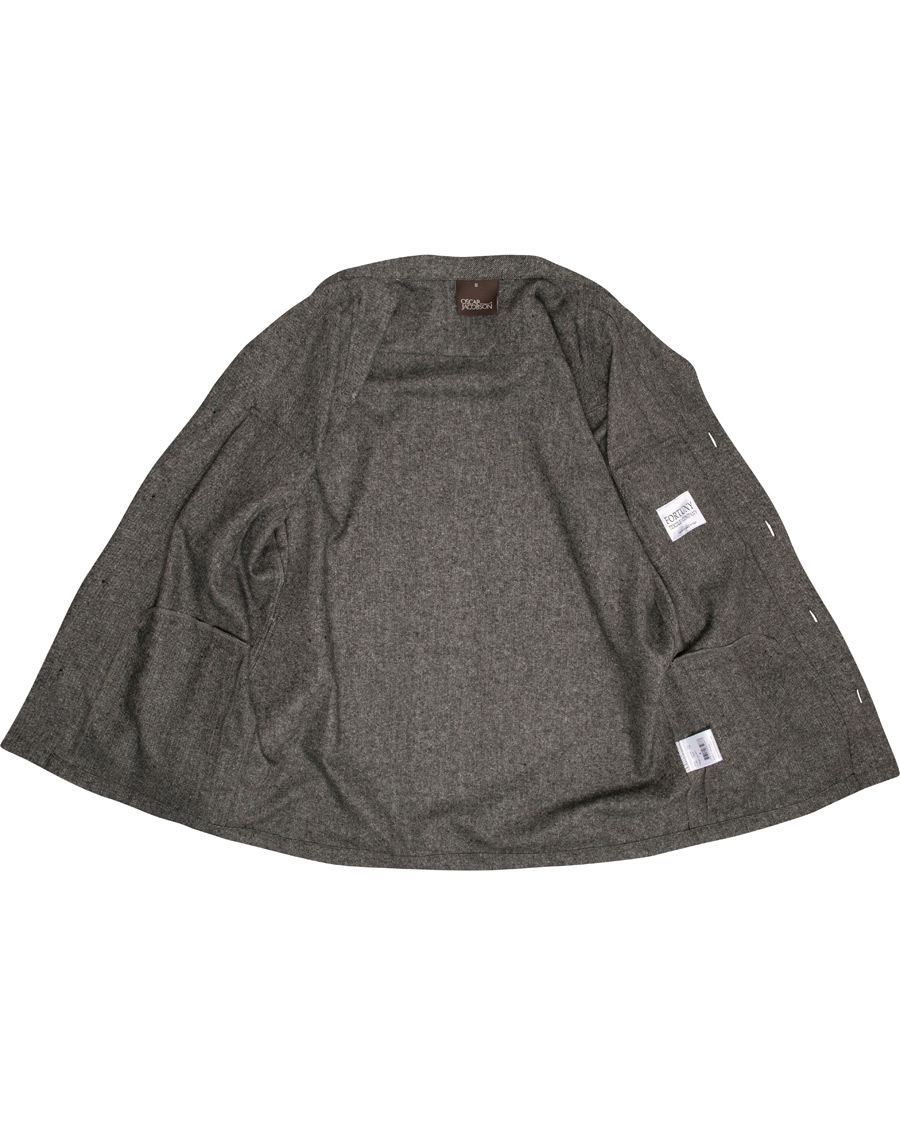 Herr | Jackor | Oscar Jacobson | Helge Shirt Jacket Salt & Pepper