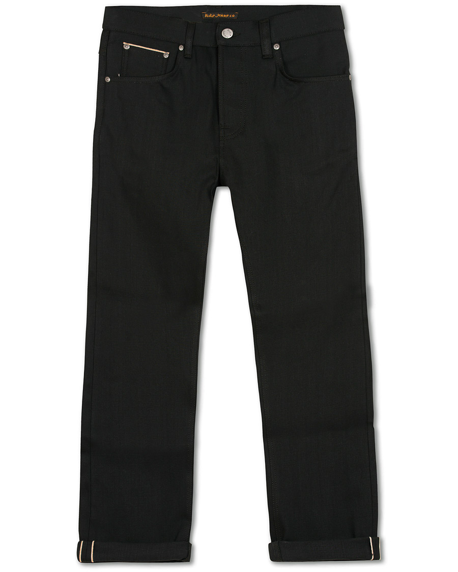 Herr | Jeans | Nudie Jeans | Sleepy Sixten Organic Jeans Dry Black Selvedge