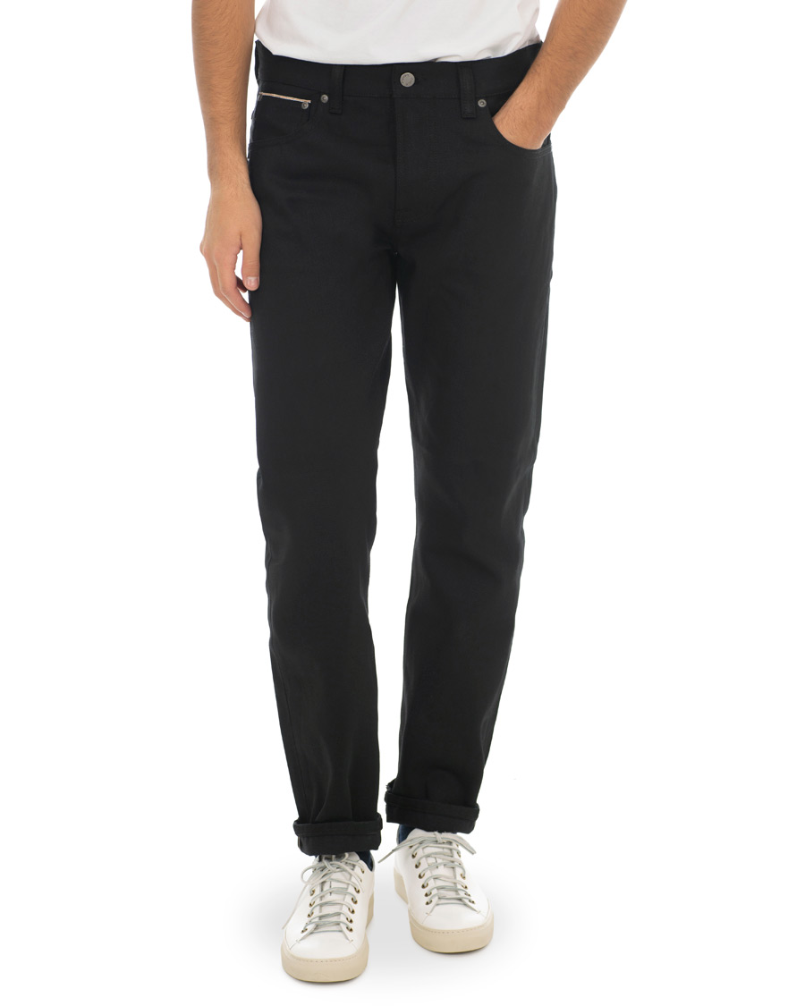 Herr | Jeans | Nudie Jeans | Sleepy Sixten Organic Jeans Dry Black Selvedge