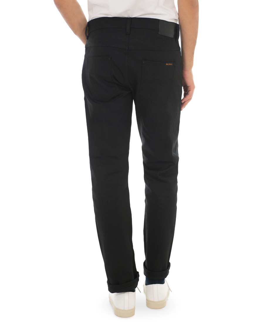 Herr | Jeans | Nudie Jeans | Sleepy Sixten Organic Jeans Dry Black Selvedge