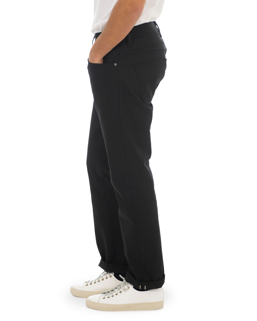 Herr | Jeans | Nudie Jeans | Sleepy Sixten Organic Jeans Dry Black Selvedge