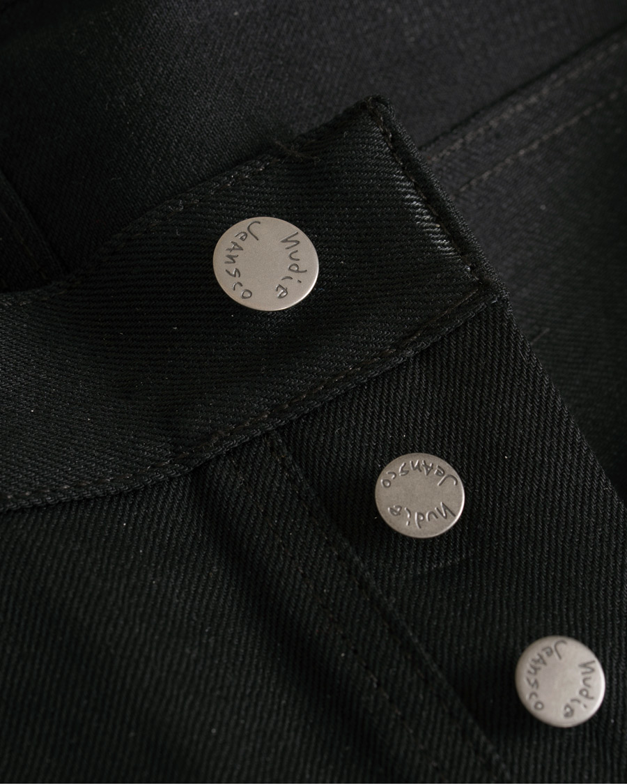 Herr | Jeans | Nudie Jeans | Sleepy Sixten Organic Jeans Dry Black Selvedge