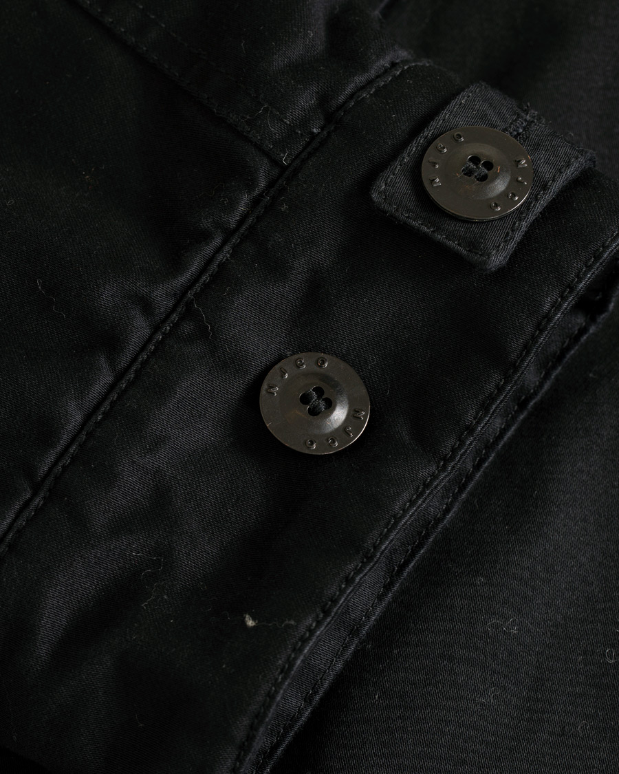 Herr | Jackor | Nudie Jeans | Lars Swedish Fish Tail Parka Black