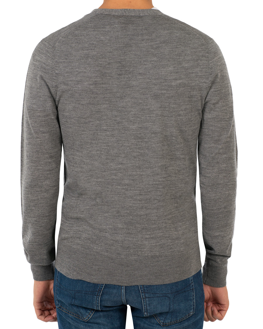 Herr | Tröjor | Tiger of Sweden | Navid Extra Fine Merino Cardigan Grey
