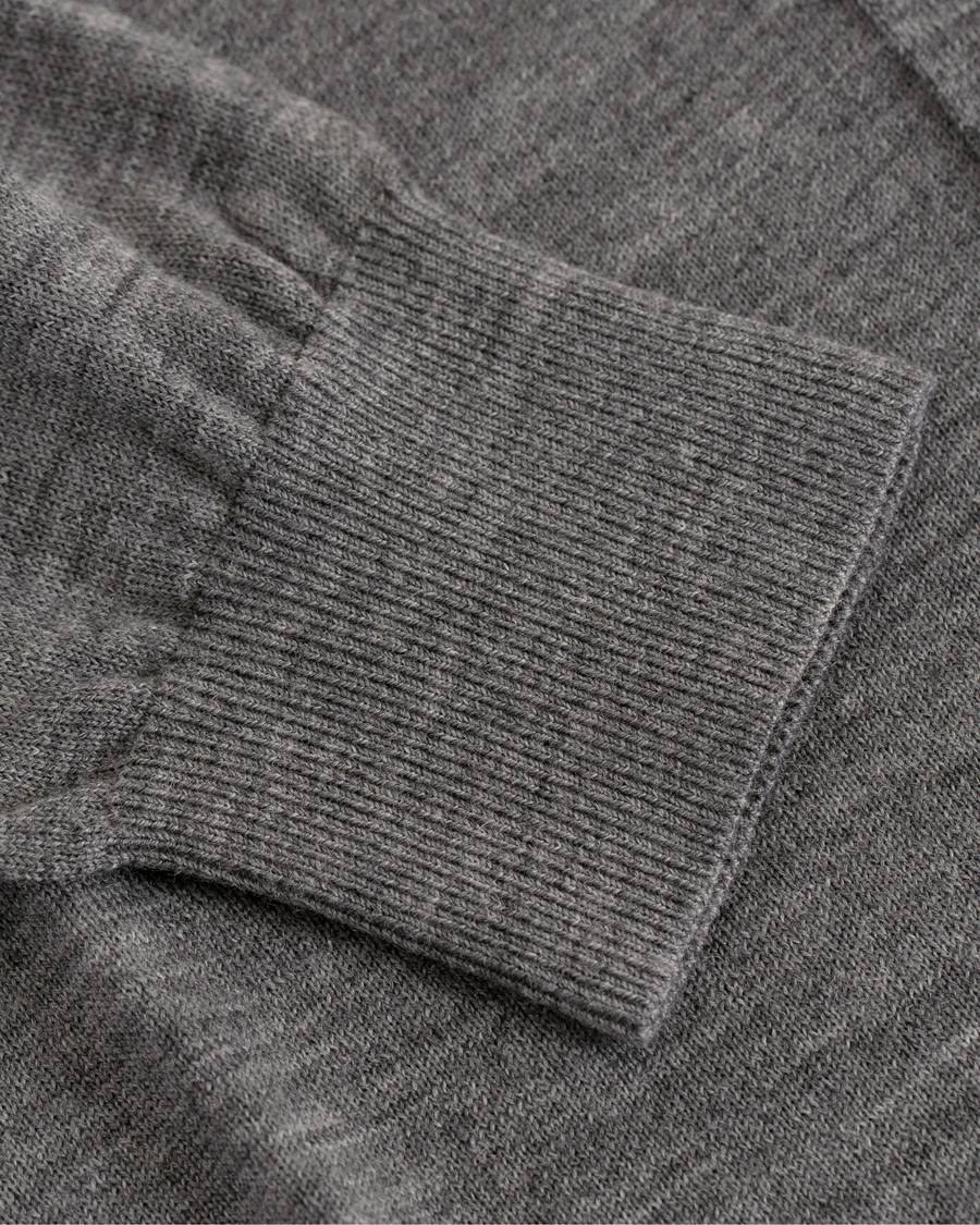 Herr | Tröjor | Tiger of Sweden | Navid Extra Fine Merino Cardigan Grey