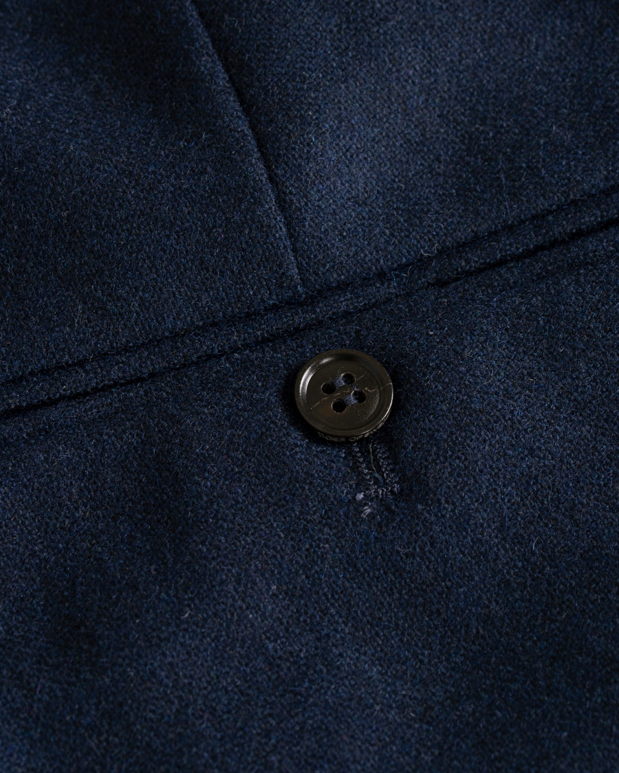 Herr | Byxor | Tiger of Sweden | Tordon Flannel Trousers Navy