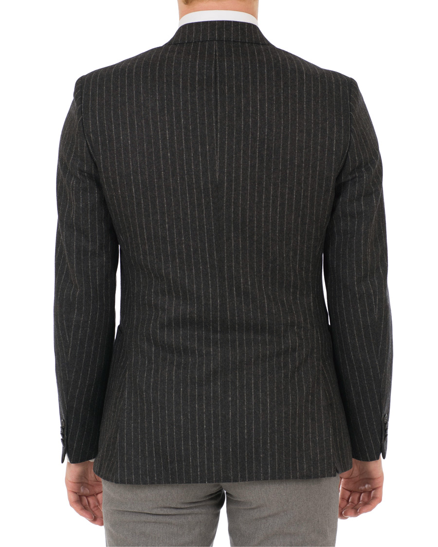 Herr | Kavajer | Tiger of Sweden | Jamot Pinstripe Patch Pocket Blazer Dark Grey