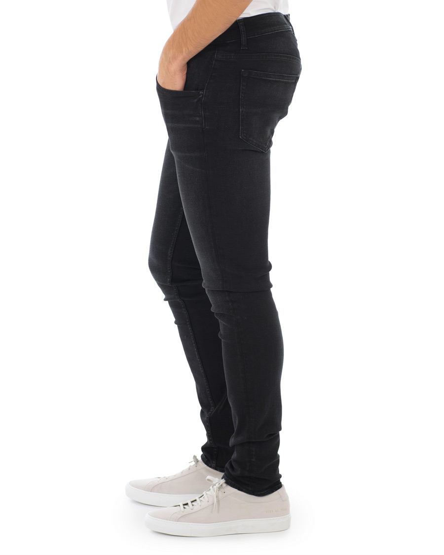 Herr | Jeans | Tiger of Sweden Jeans | Slim Gray Stretch Jeans Washed Black