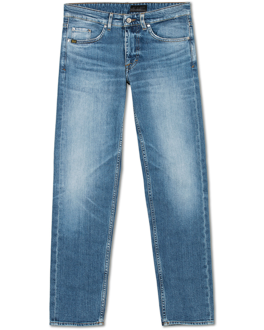 Herr | Jeans | Tiger of Sweden Jeans | Straight Lone Stretch Jeans Mid Blue