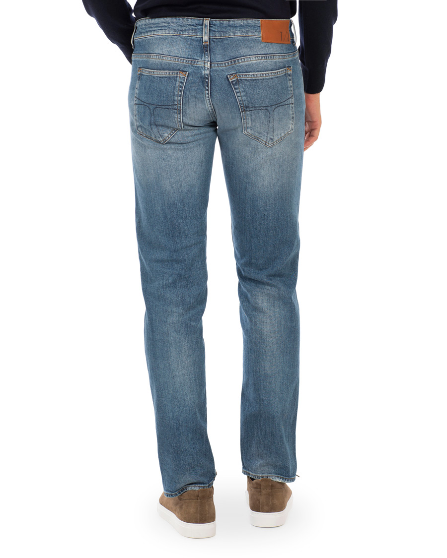 Herr | Jeans | Tiger of Sweden Jeans | Straight Lone Stretch Jeans Mid Blue