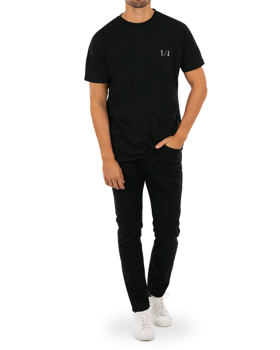 Herr | T-Shirts | Tiger of Sweden Jeans | Fleek Crew Neck Tee Black