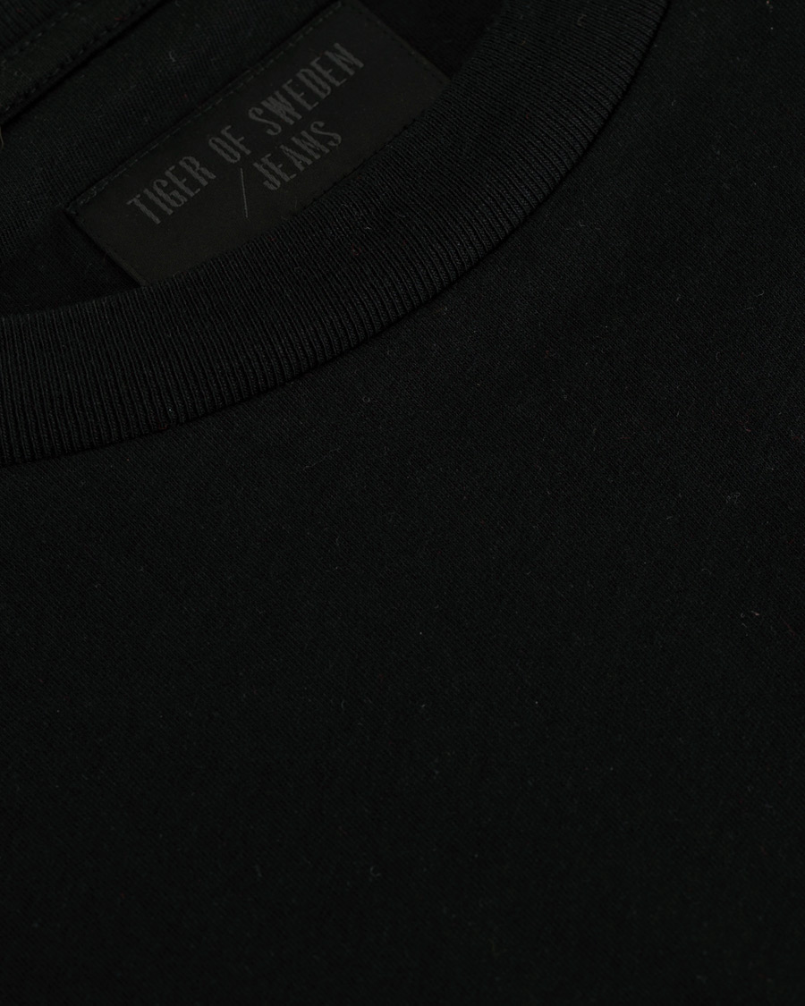 Herr | T-Shirts | Tiger of Sweden Jeans | Fleek Crew Neck Tee Black