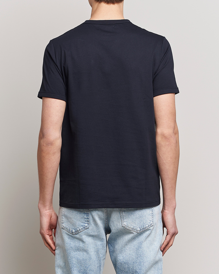 Herr | T-Shirts | Fred Perry | Ringer Crew Neck Tee Navy