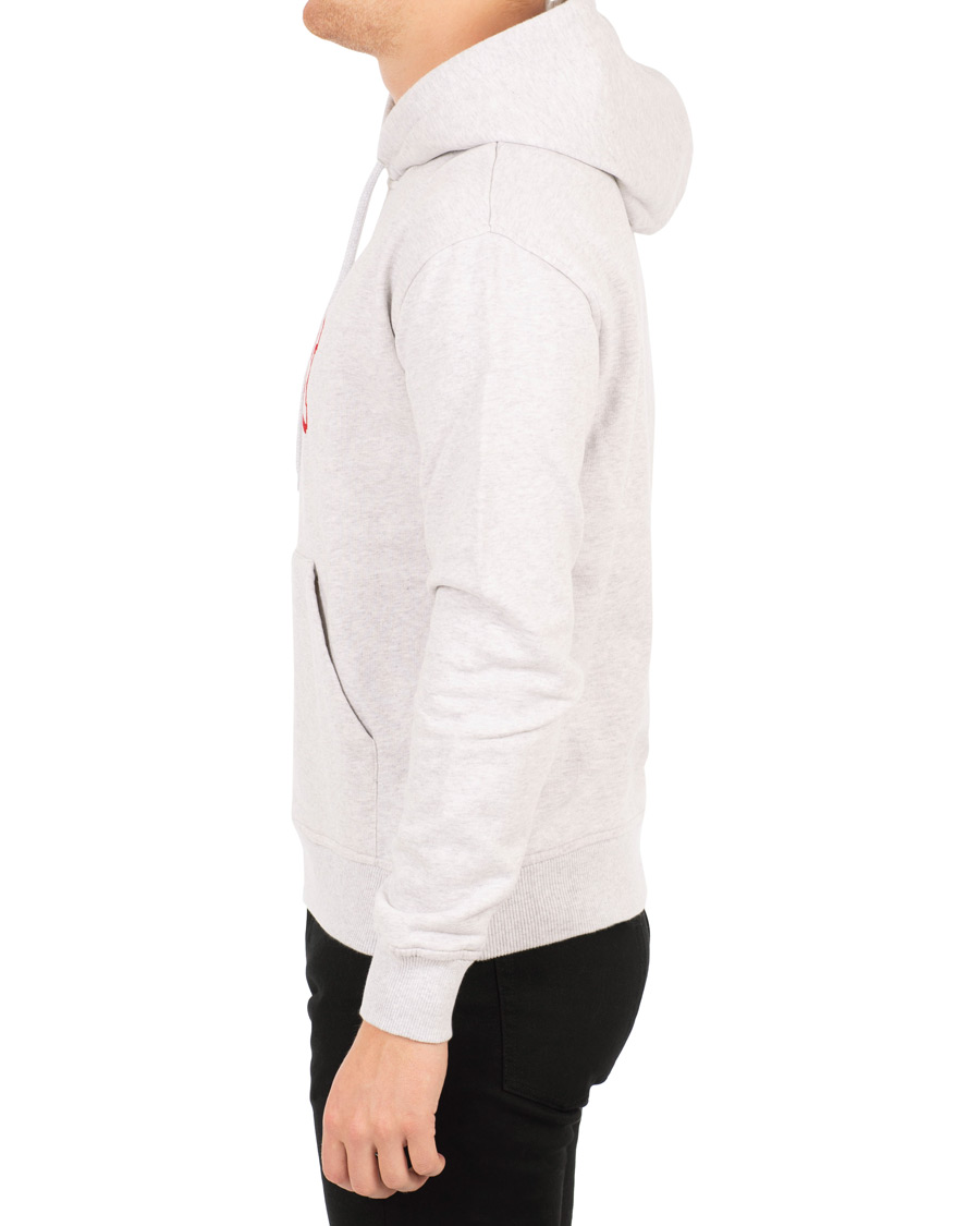 Herr | Tröjor | AMI | Family Flocked Print Hoodie Heather Grey