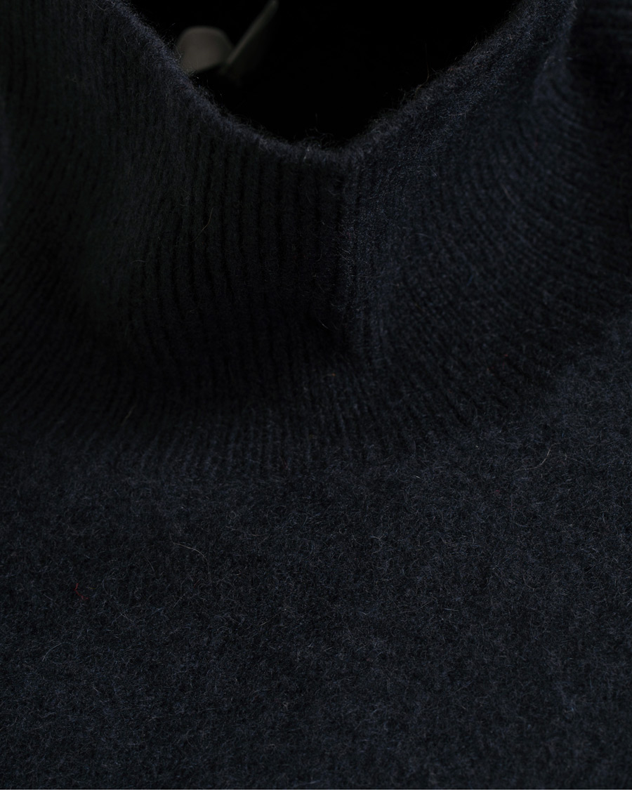 Herr | Tröjor | Vince | Bioled Cashmere Rollneck Costal Blue