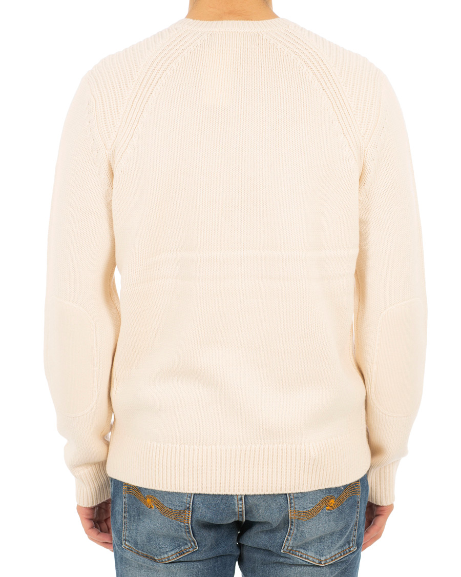 Herr | Tröjor | Vince | Fisherman Cable Crew White