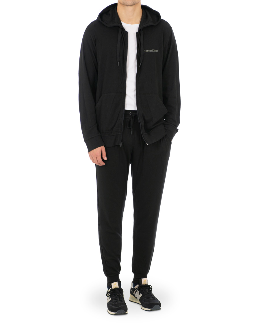 Herr | Tröjor | Calvin Klein | Modal Full Zip Hoodie Black