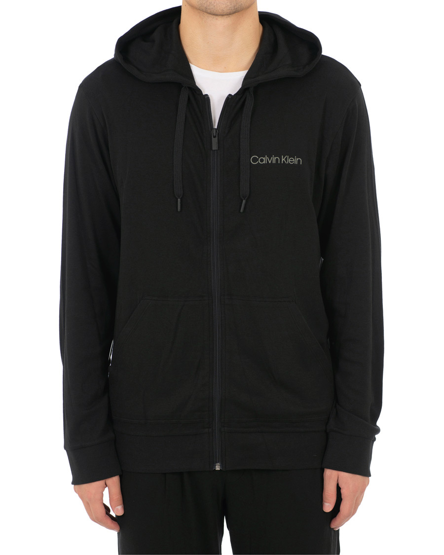 Herr | Tröjor | Calvin Klein | Modal Full Zip Hoodie Black