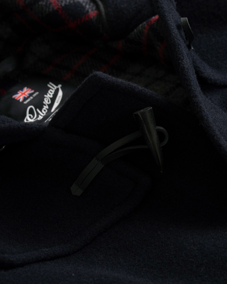 Herr | Jackor | Gloverall | Mens Mid Length Duffle Navy