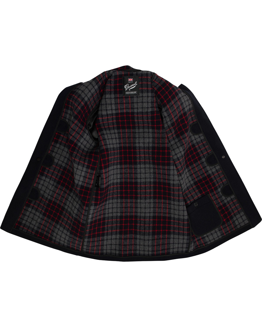 Herr | Jackor | Gloverall | Mens Mid Length Duffle Navy