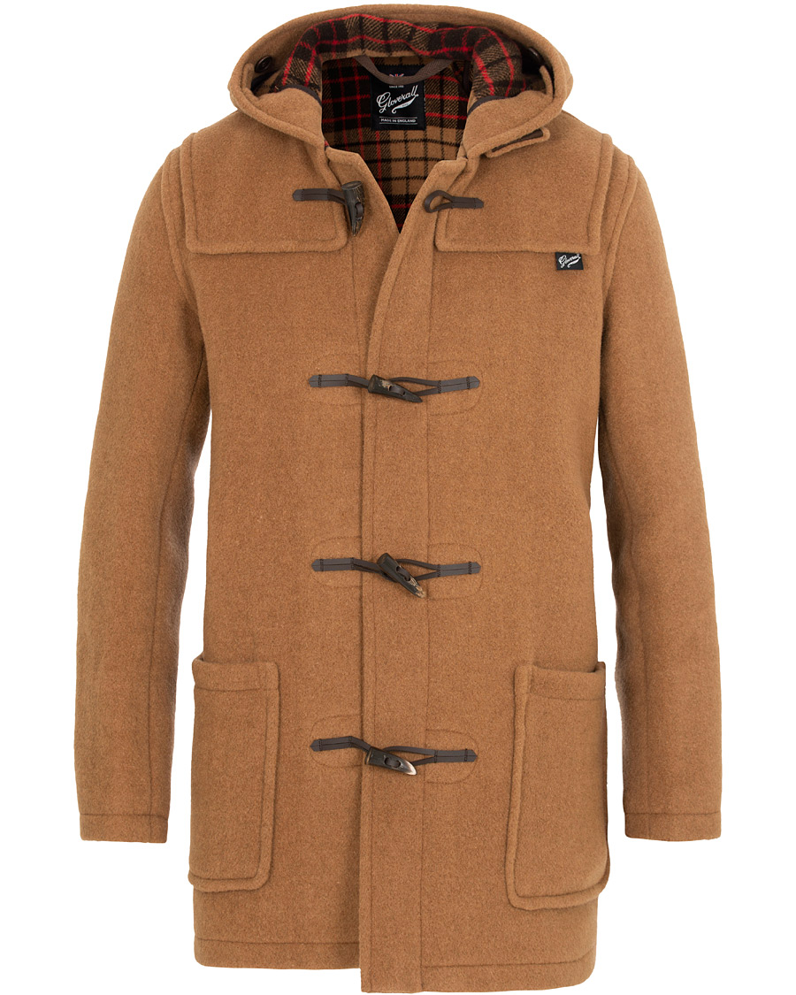 Herr | Jackor | Gloverall | Mens Mid Length Duffle Camel