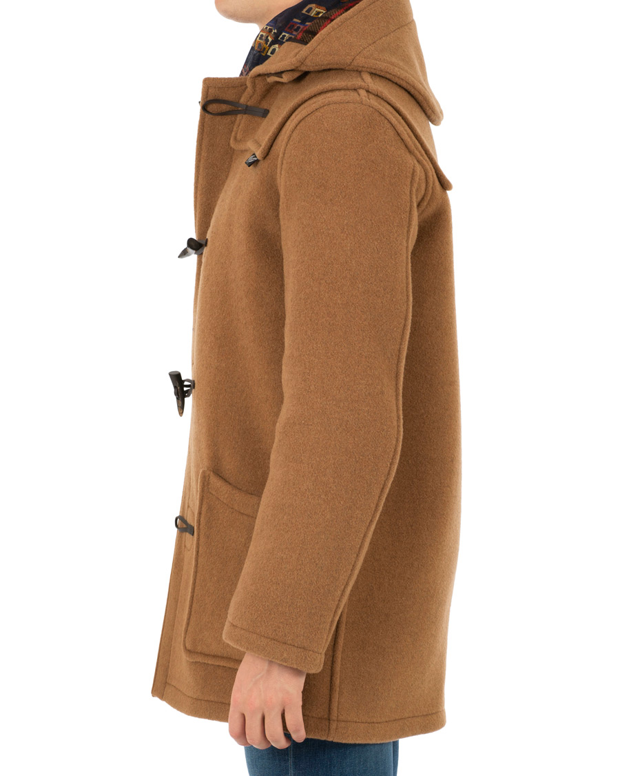 Herr | Jackor | Gloverall | Mens Mid Length Duffle Camel
