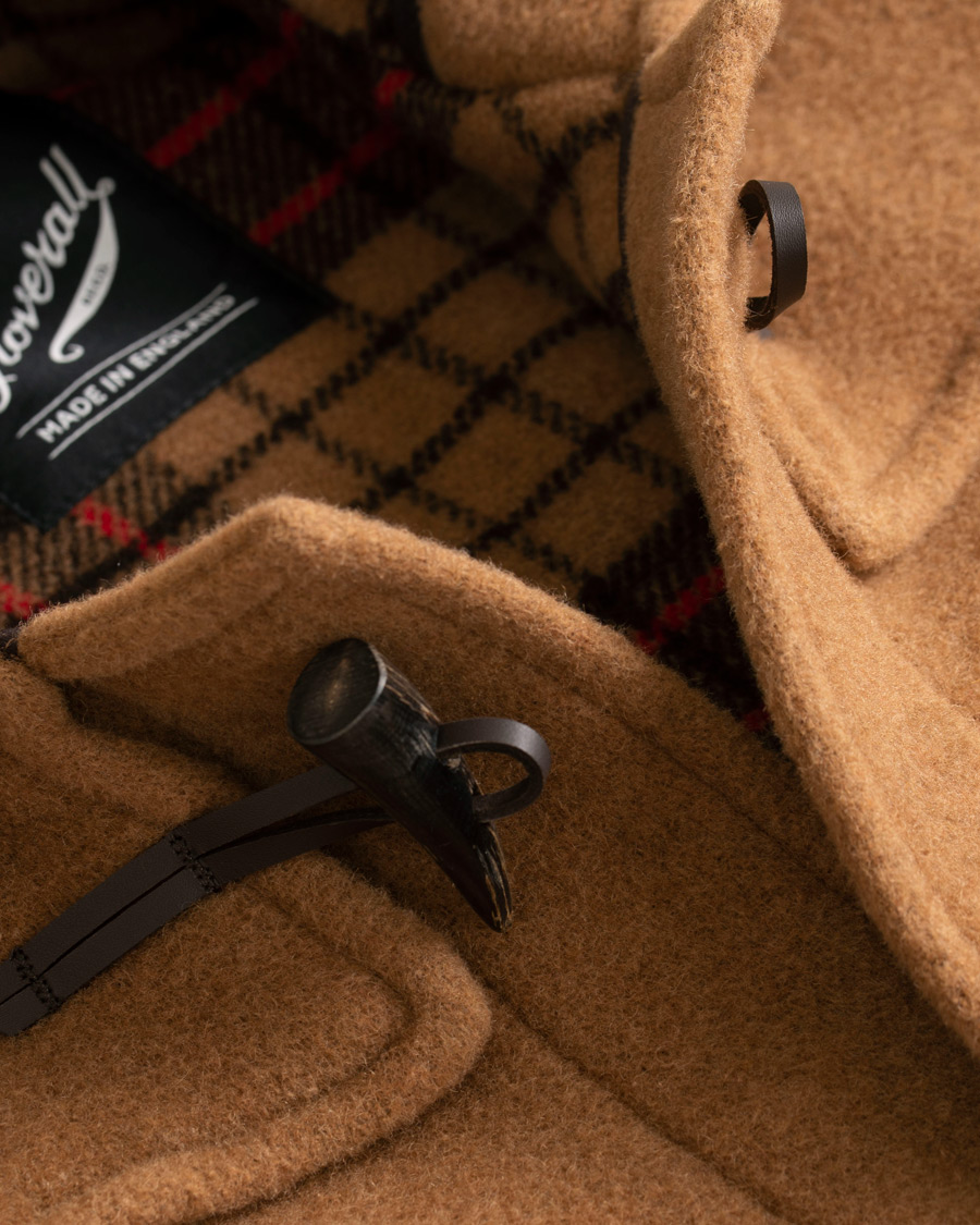 Herr | Jackor | Gloverall | Mens Mid Length Duffle Camel