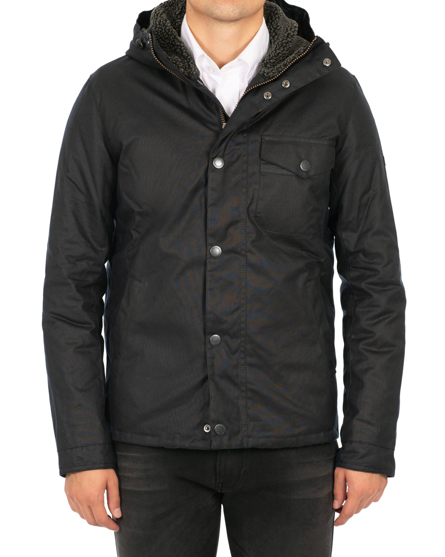 Herr | Jackor | Barbour International | Kevlar Wax Jacket Navy